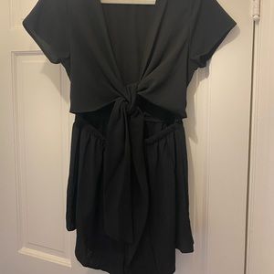 PRINCESS POLLY Black romper with cutout